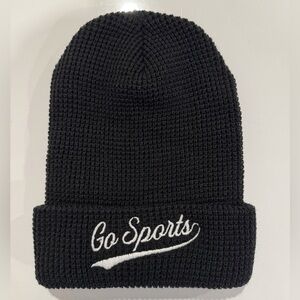 Go Sports Black Knit Hat